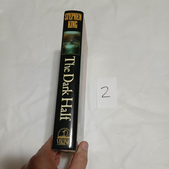 Stephen King The Dark Half Viking 1989 Hardcover Dust Jacket Horror 2 Suspense - Picture 3 of 5